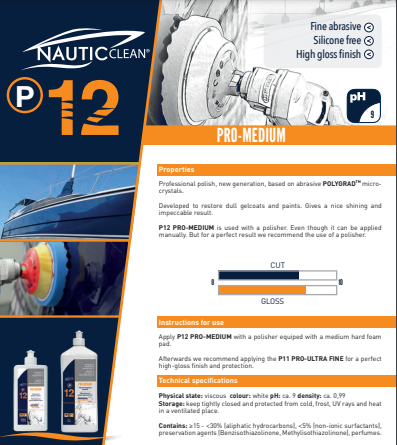 P12 POLISH PRO ULTRTA MEDIUM 1L - Image 2